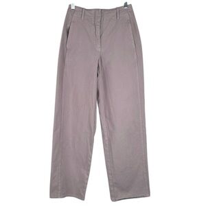Wilfred Free Lavender Khaki Cotton Blend Classic Casual Barrel Jeans Size 2